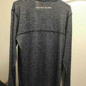 Notre Dame zippered pullover